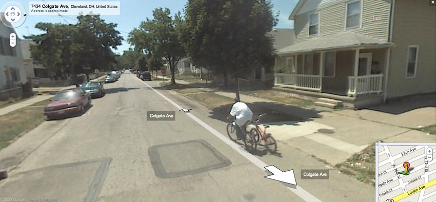 Велосипед Google карты